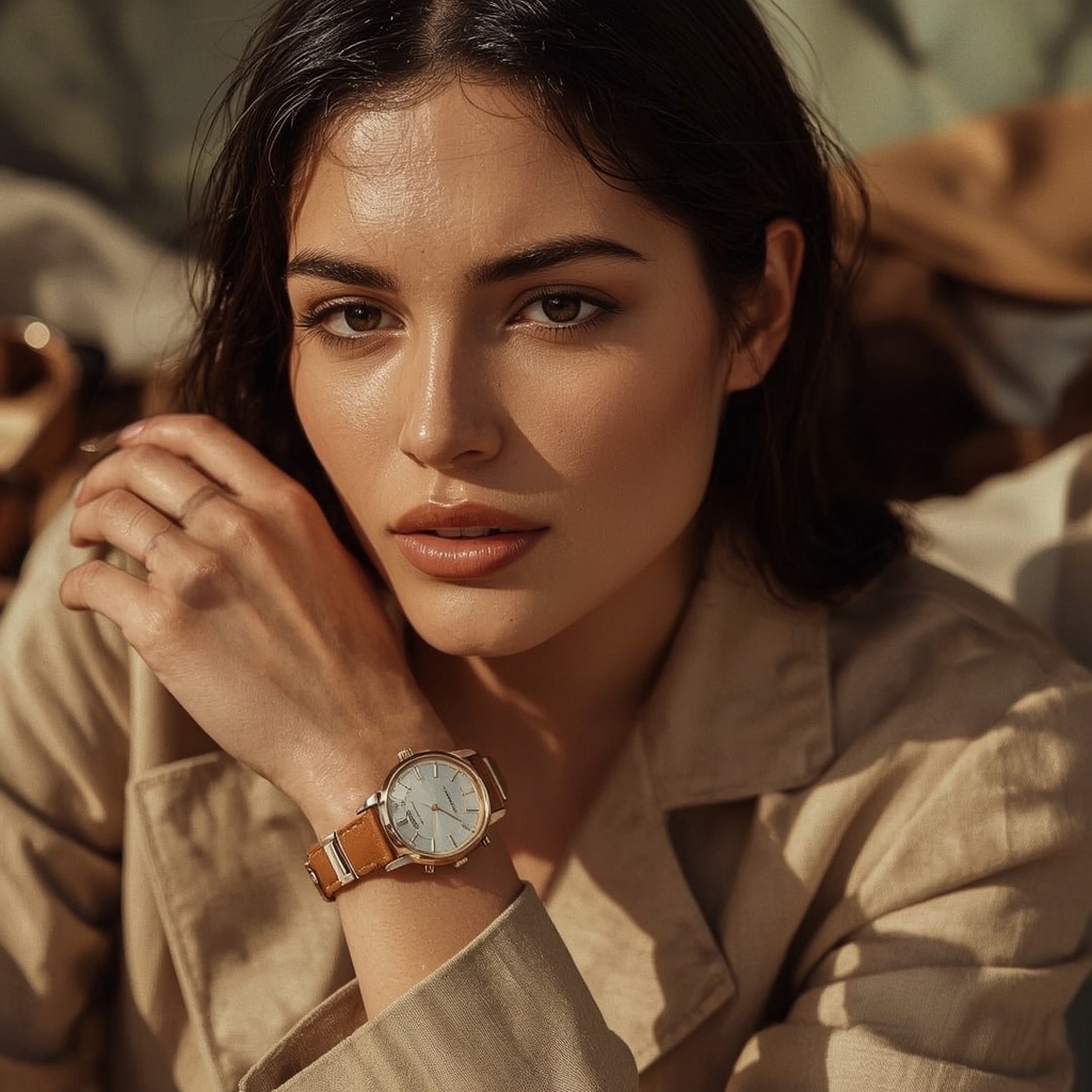 Rose Gold Women Watch