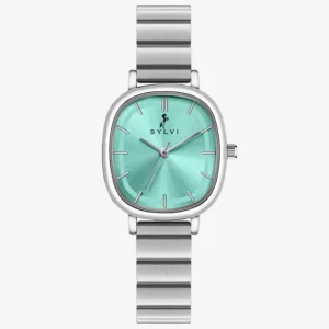 EllorePistaraSilverLinkchainWatch