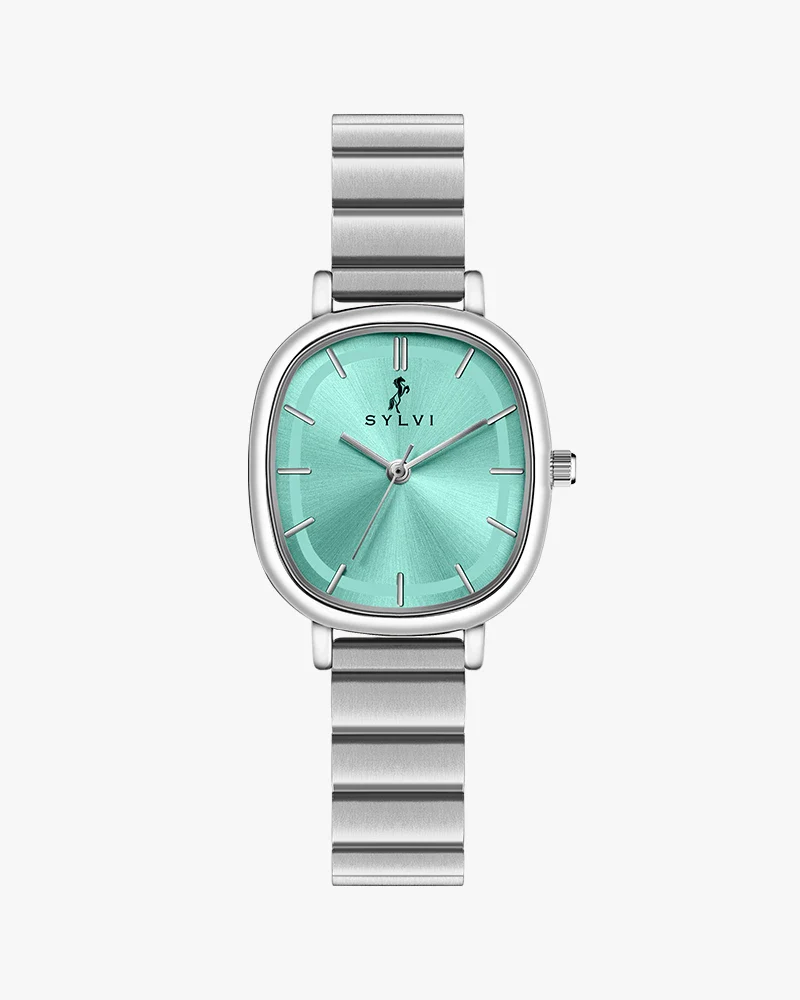 EllorePistaraSilverLinkchainWatch