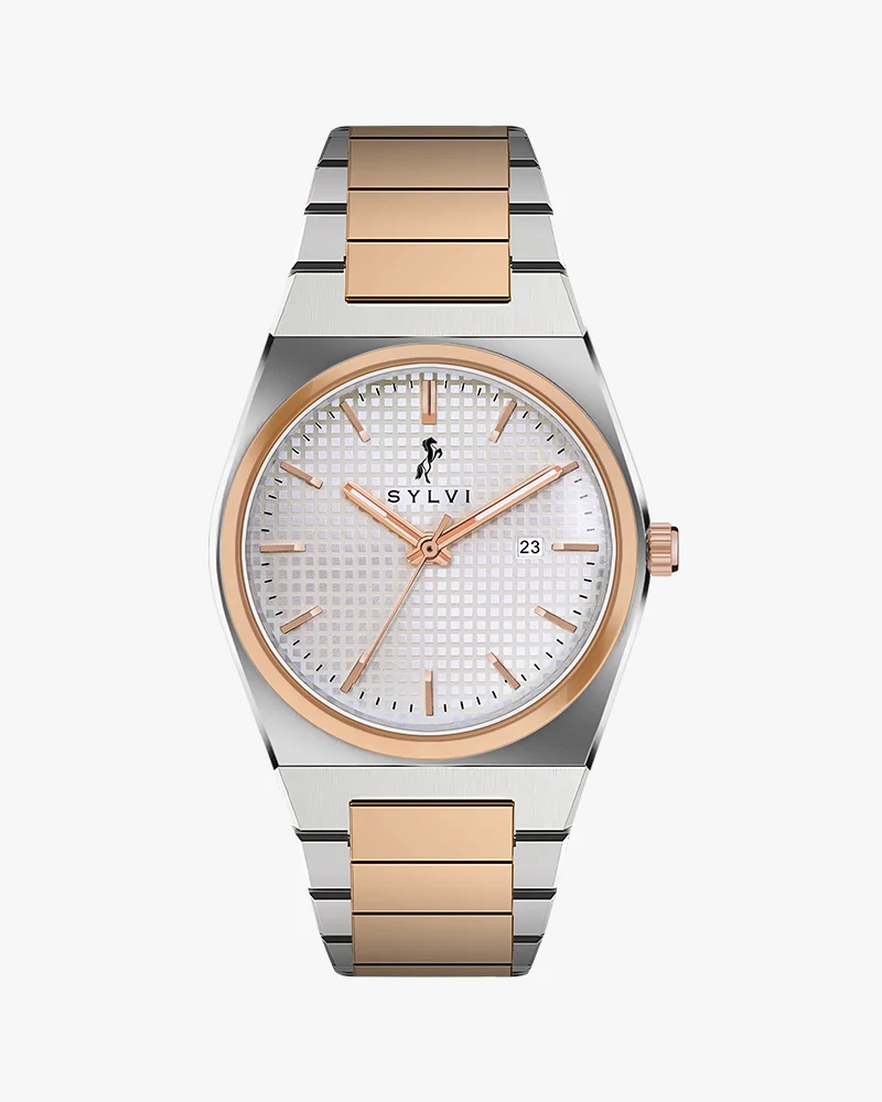 White-Rose goldSilver Watch