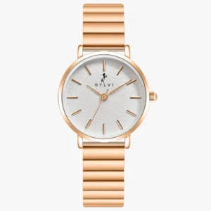 RivaWhiteSilverSteelWatch For Women