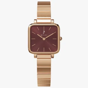 Timeora_Coffee_Steel_Watch For Women